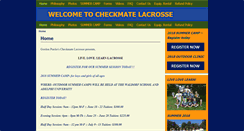 Desktop Screenshot of checkmatelacrosse.com